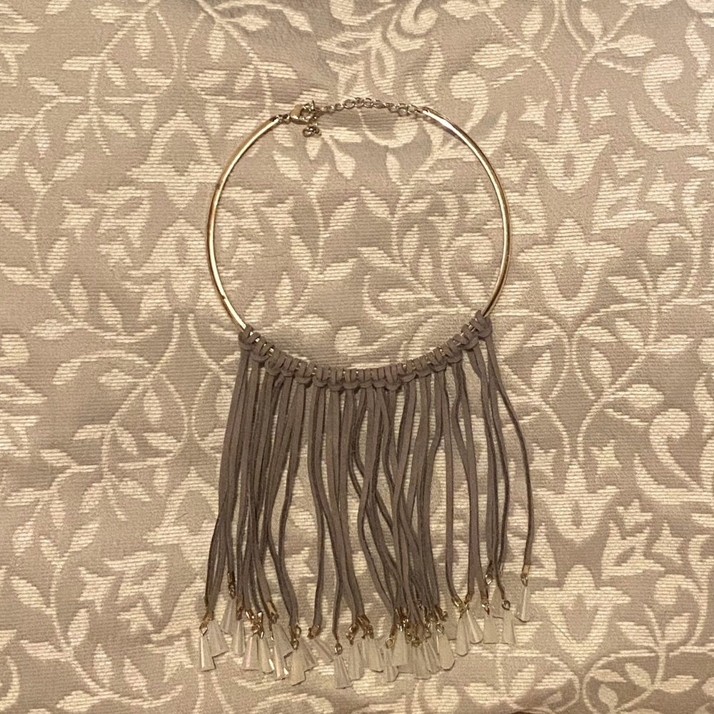 Choker Fringe Necklace